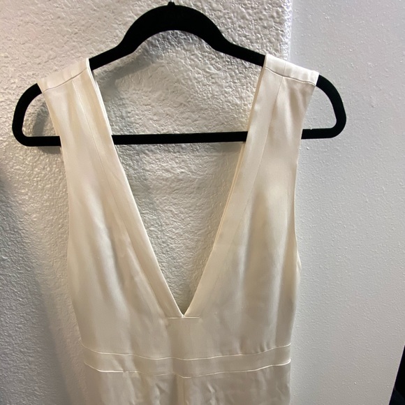 Vintage Ivory Silk Jumpsuit - Picture 4 of 6